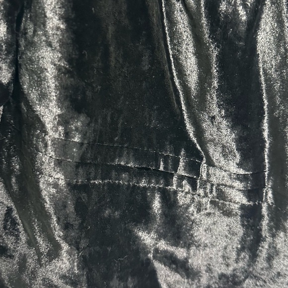 Zara Black Velvet Cape Jacket - Picture 2 of 8